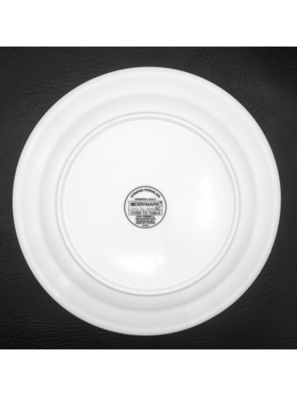 Porcelain Whiteware by Denmark Tools for Cooks 11-1/2 In. Dinner Plate Set of 4 - Picture 5 of 6